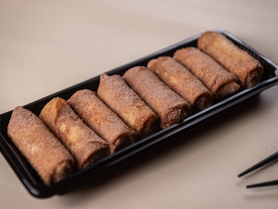 Harumaki de doce de leite