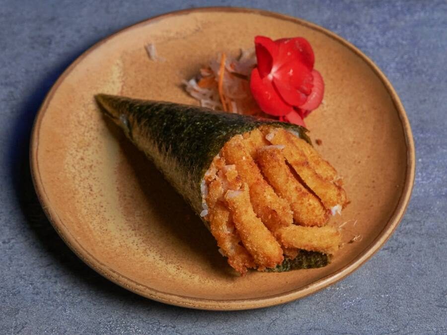 Temaki Camarão empanado