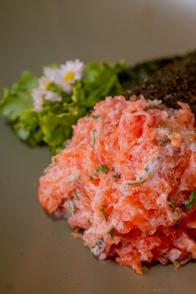 Temaki de salmão